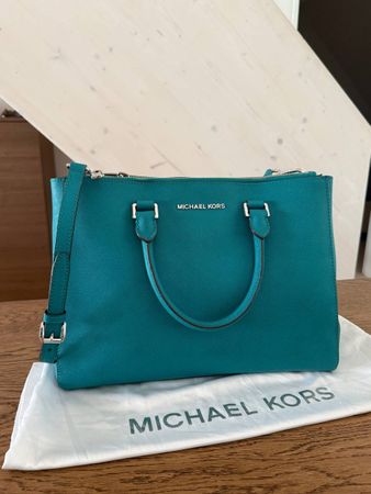 Michael Kors Sutton Saffiano Handtasche (Blaugrün / Teal)