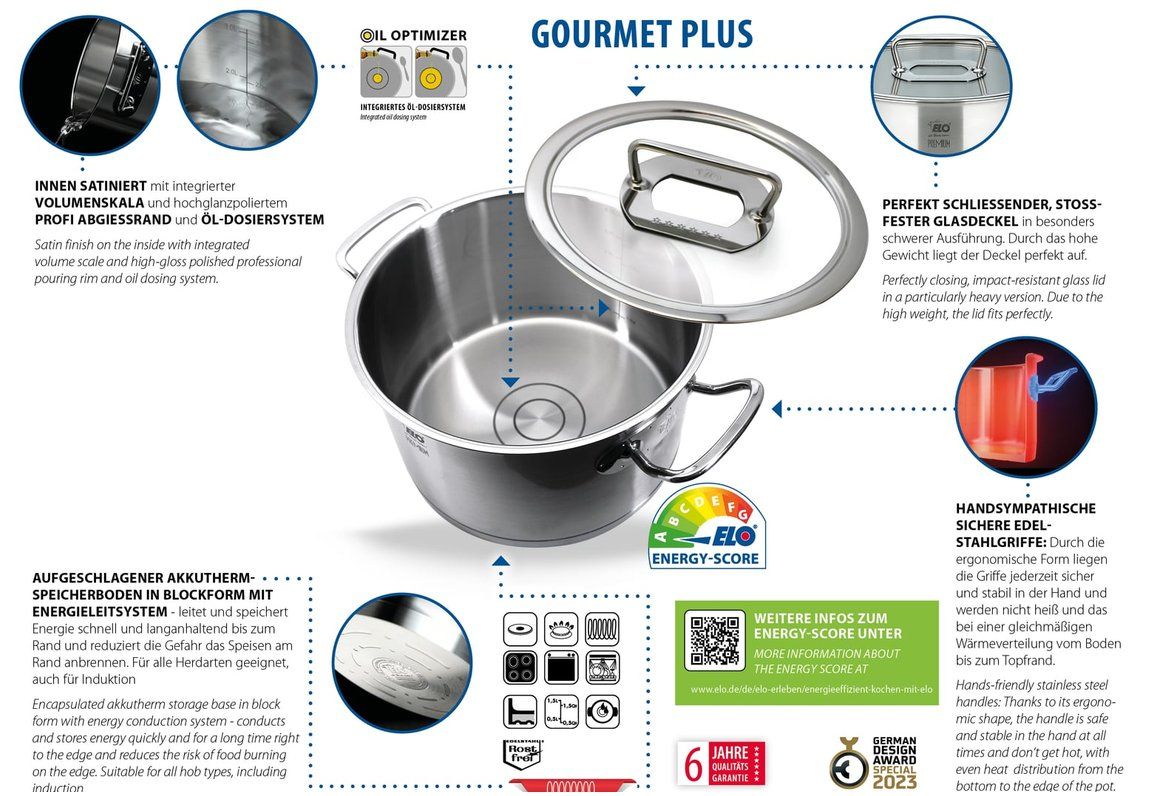 Poêles: ELO Premium Topfset Gourmet Plus 5 tlg. – Neuf avec emballage d'origine à Kägiswil par nick333 1