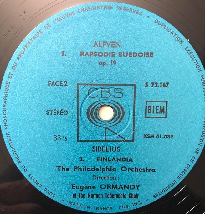 Dischi in vinile: Finlandia (LP, Grieg / Sibelius / Alfven, Eugene Ormandy) – Usato da Grüningen venduto da azulamarillo_vinyl 3