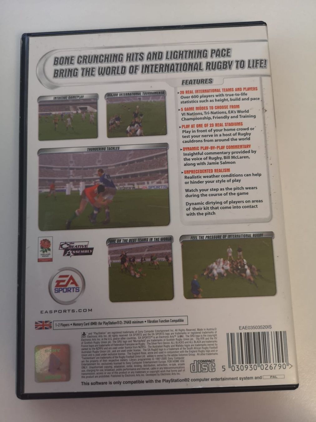 Giochi: Rugby (PS2) – Usato da Herisau venduto da Seyashop1 2