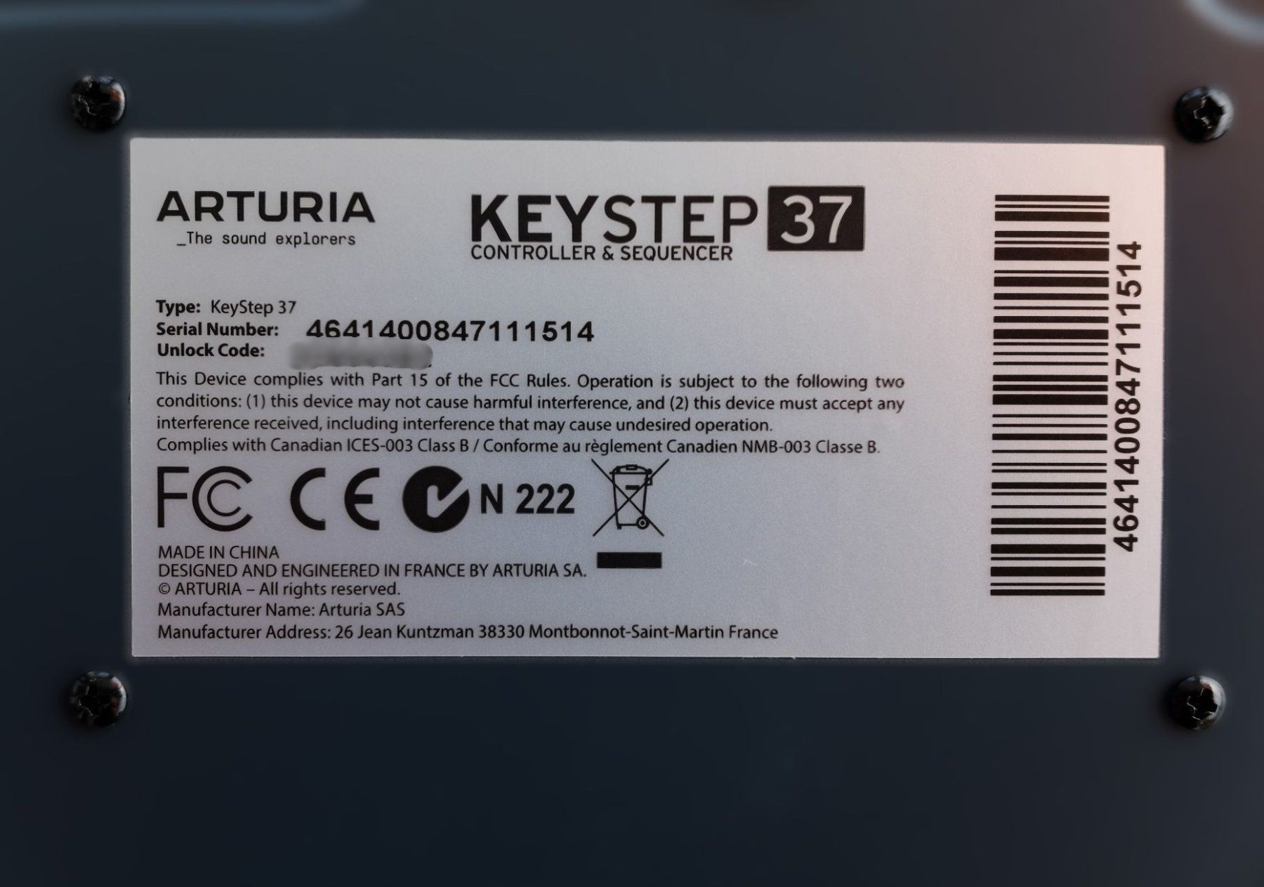 Arturia Strumenti musicali: Arturia Keystep37 (Ver. 1) MIDI-Keyboard / Controller – Usato da Basel venduto da PondstreetStudios 6