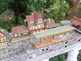 Faller Bahnhof Set + Nebengebäude H0 - schöne Modelle