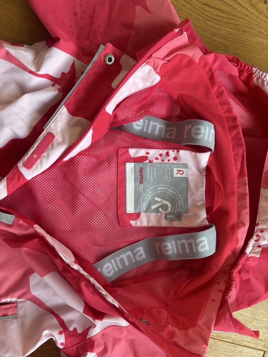 Reima Anzüge: Reima Regenoverall pink Grösse 116 – Gebraucht aus Grosswangen von Sunnyday35 2