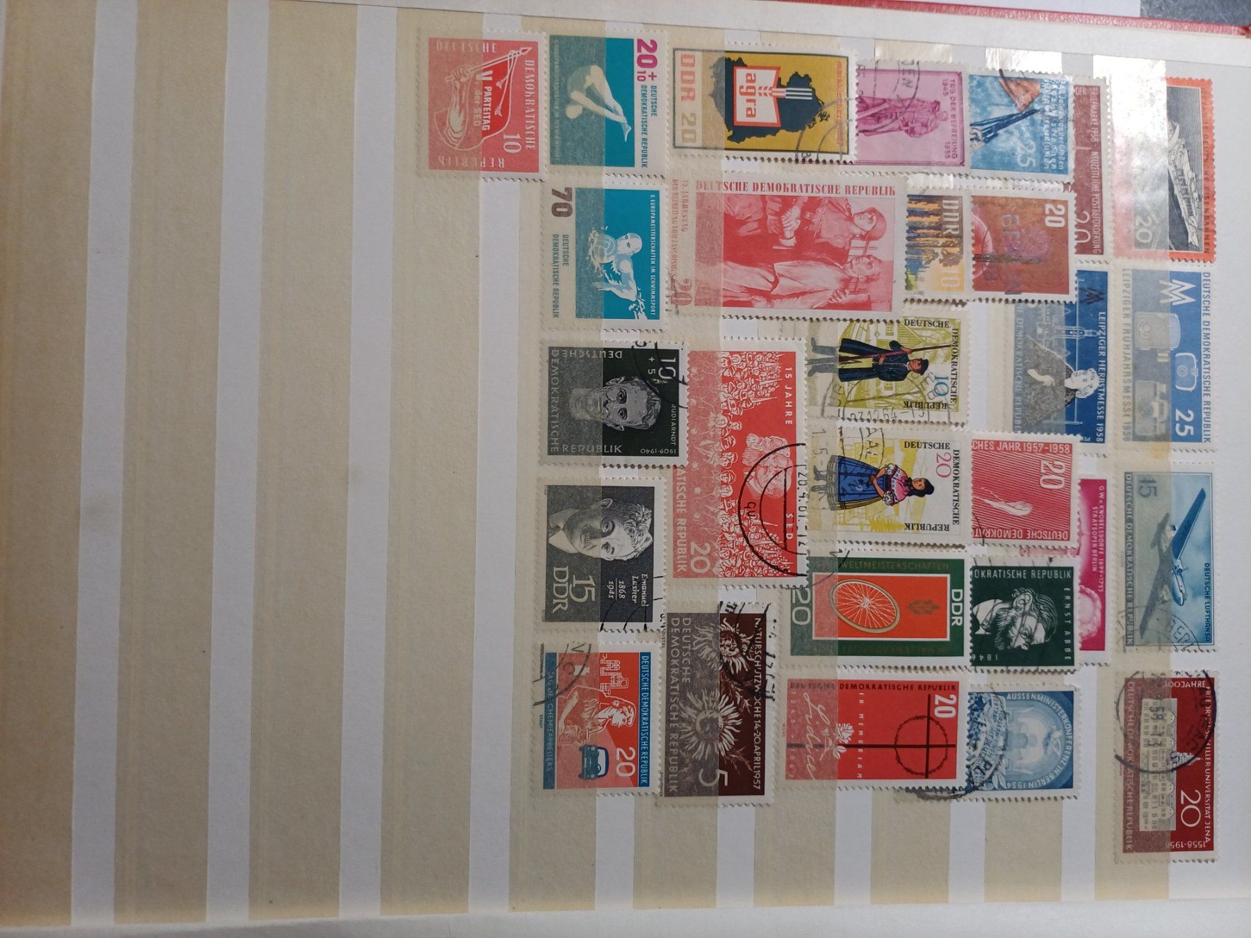 Alle Briefmarken: Sehr schönes DDR Lot – Gebraucht aus Zürich von Atad 3