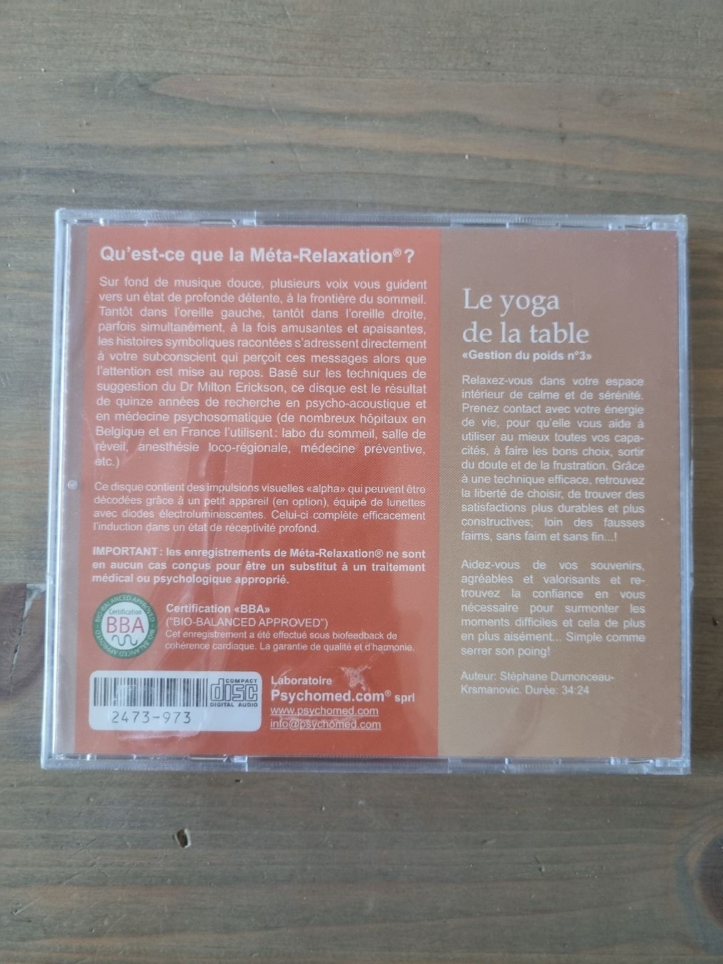 CDs: Le yoga de la table Meta-Relaxation Audiocament CD – Neu und originalverpackt aus Grand-Lancy von Evelyne010 1