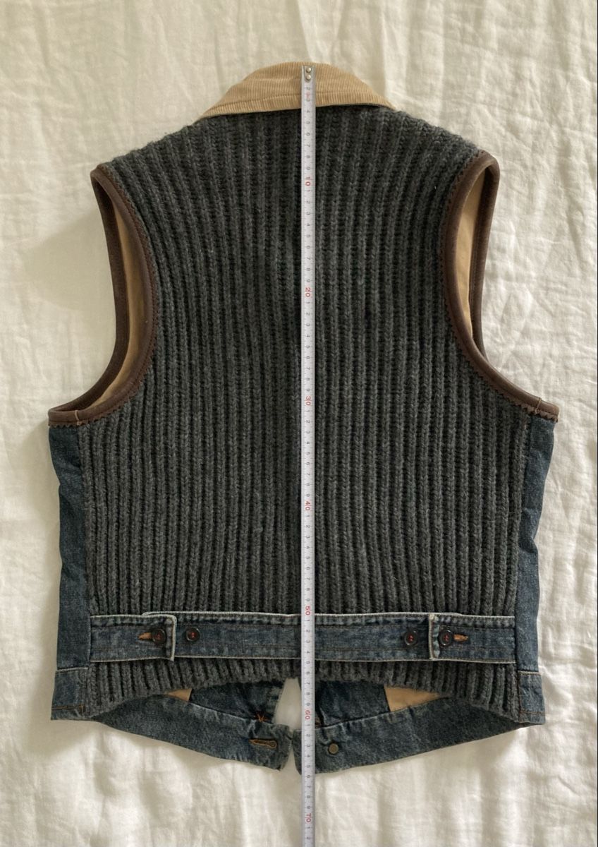 Dsquared2 Gilet & Giacche: Dsquared2 Herrenweste Denim und Strick 52 – Usato da Zürich venduto da mainau16 7