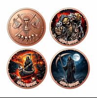 3 x 1 OZ Kupfermünze Reaper