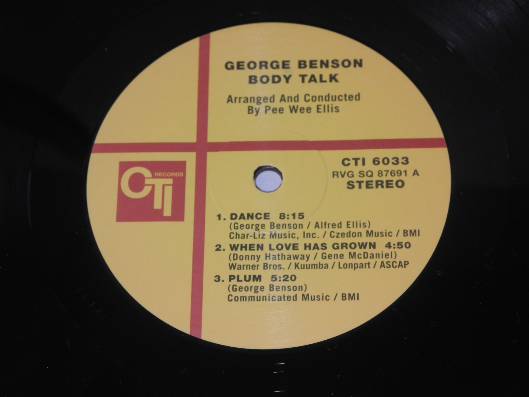 Dischi in vinile: GEORGE BENSON: BODY TALK - CTI - RESON RE-ISSUE – Nuovo (secondo la descrizione) da Fahrwangen venduto da Swirl2 4