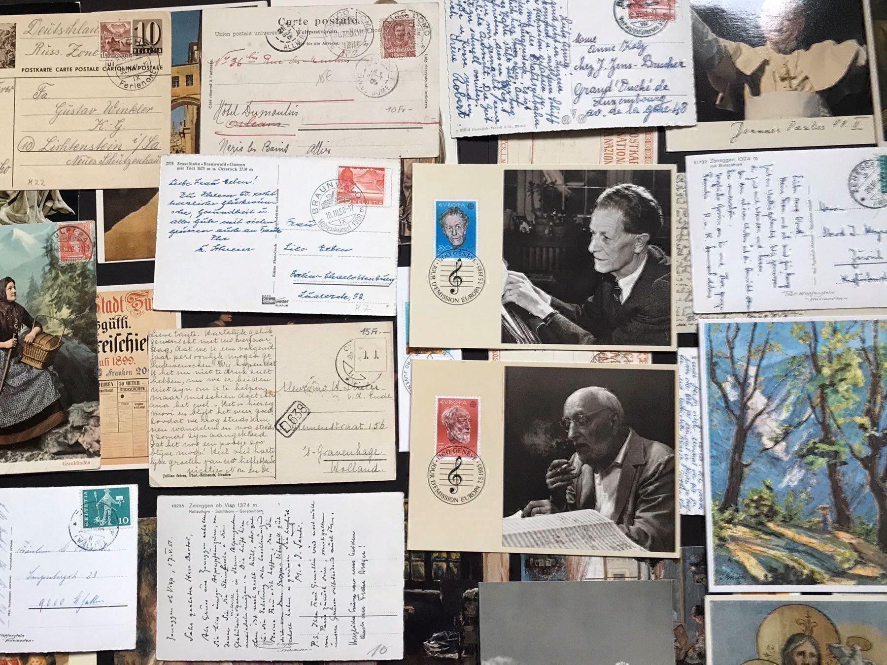 Cartoline postali: Gemischtes Postkarten Lot ab 1906 (ET) – Usato da stäfa venduto da brandy66 3