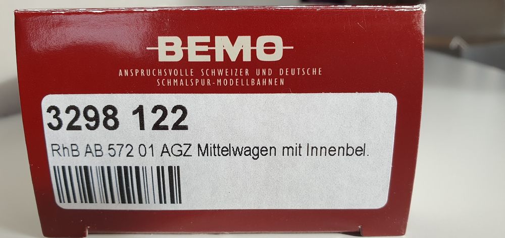 Bemo H M Rhb Ab Agz Mittelwagen Kaufen Auf Ricardo