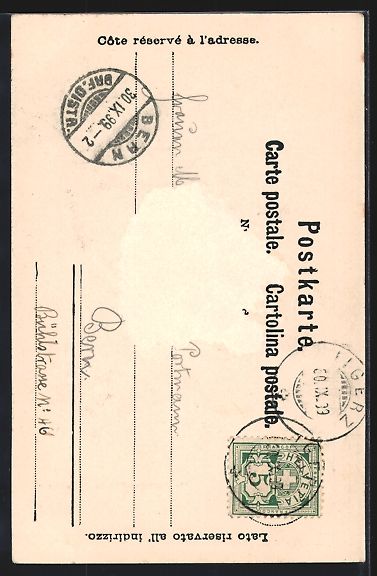 Ansichtskarten: AK Ile de Saint Pierre, Hotellerie, 1899 – Gebraucht aus Berlin von bartko-reher 1
