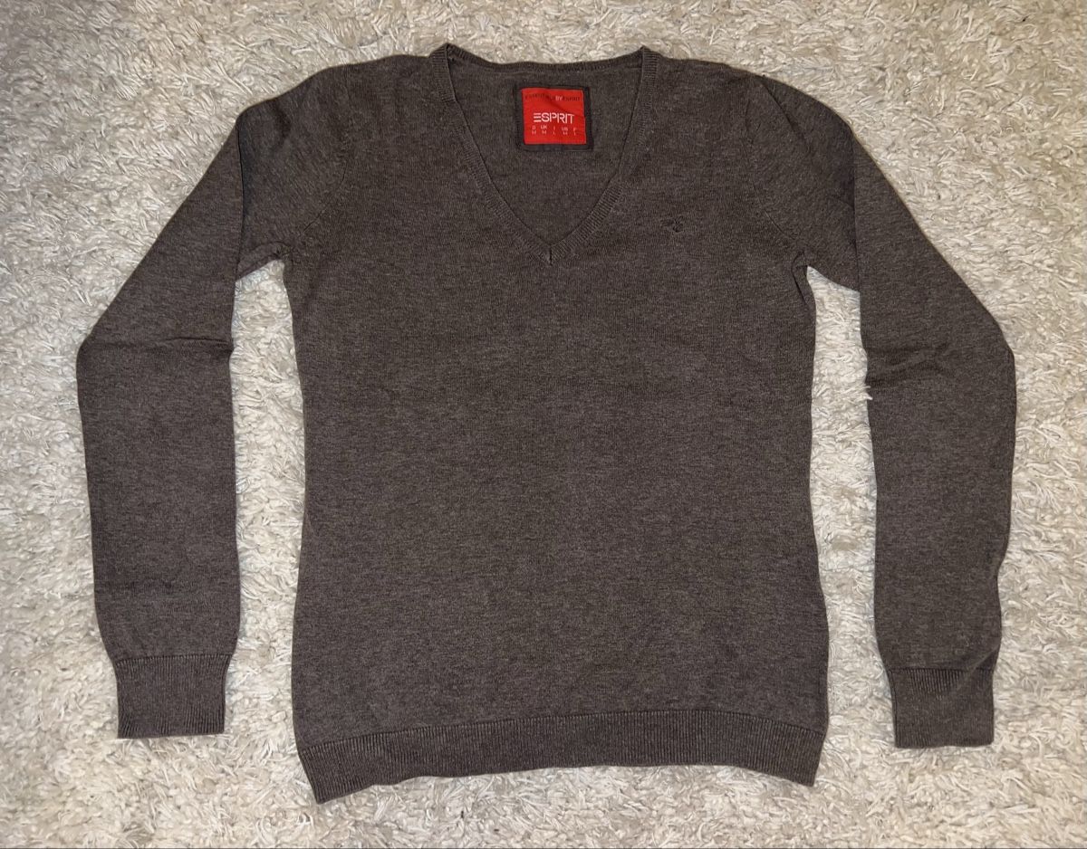 Esprit Pullover & Sweatshirts: Esprit V-Neck Sweater - Size M - Dark Gray – Neu (gemäss Beschreibung) aus Herrliberg von jes_ytm2 1