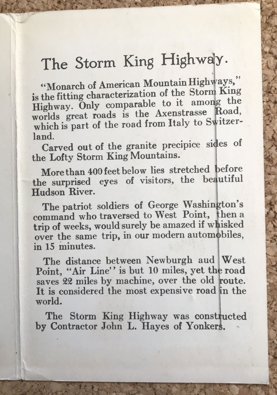 Alle Briefmarken: THE STROM KING HIGHWAY 1928 – Gebraucht aus Ostermundigen von wini63 7