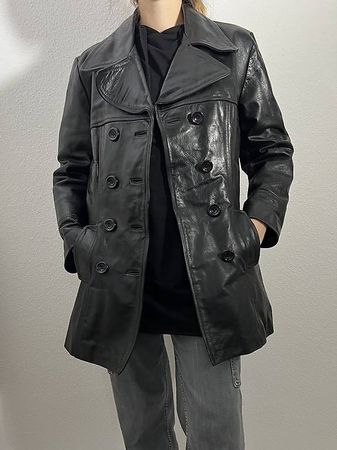 Lederjacke Imitat