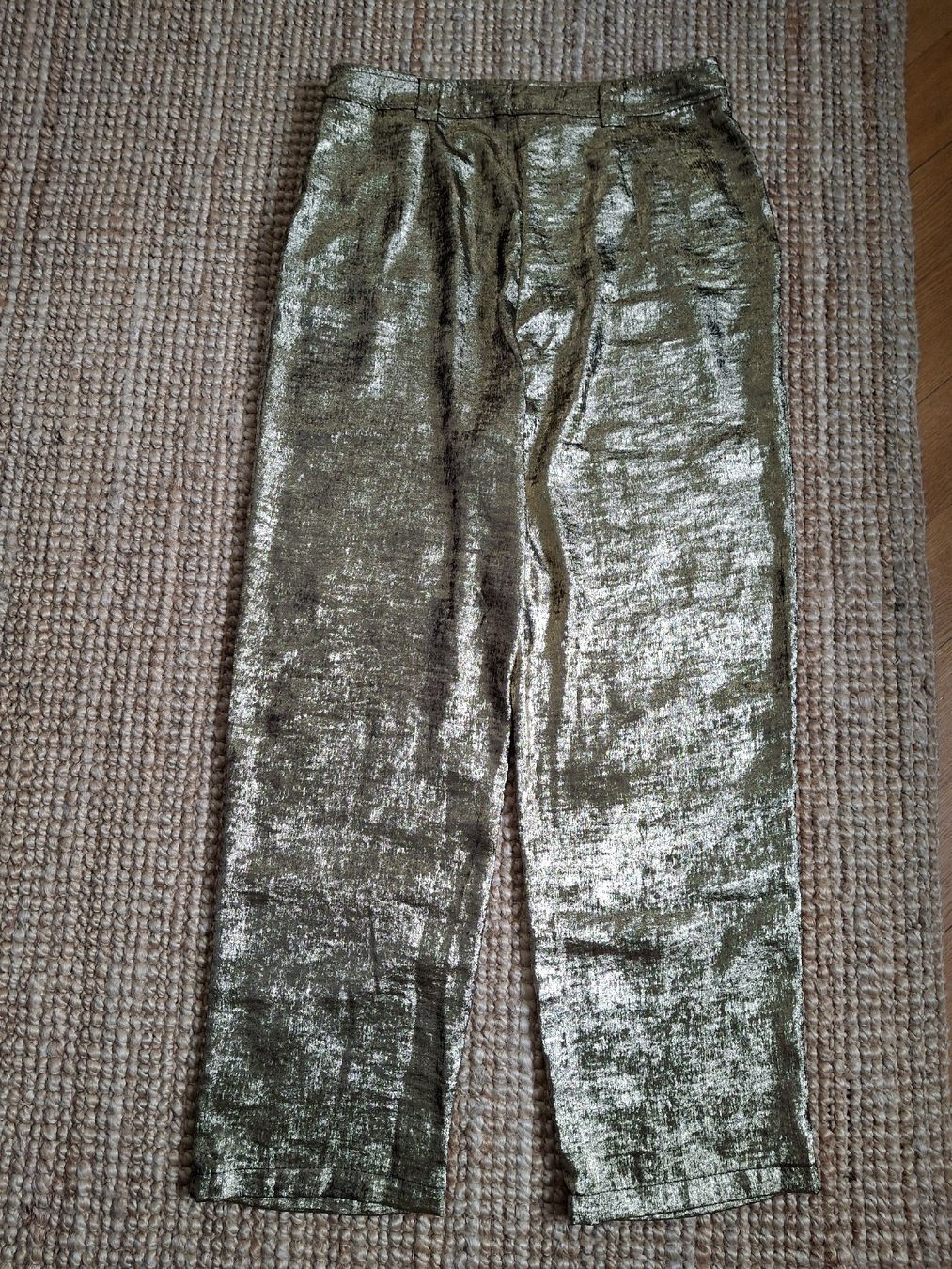 Promod Pantaloni: Pantalon fluide doré Promod T38 – Usato da Lausanne venduto da Cognitia 3