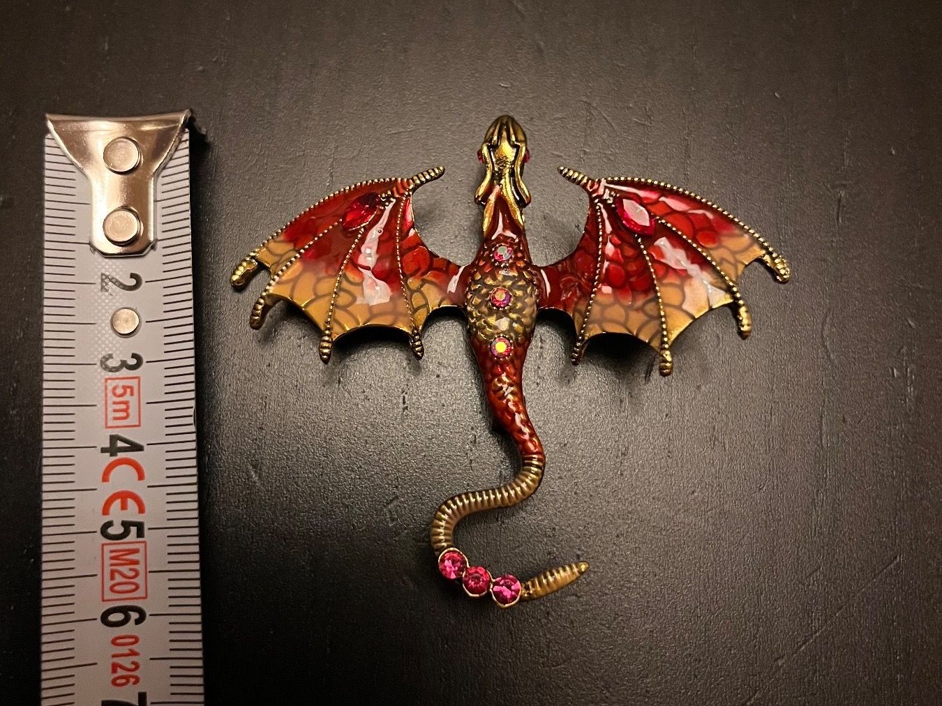 Broschen & Nadeln: Brosche Drache – Neu (gemäss Beschreibung) aus Gams von Mariawicca 6