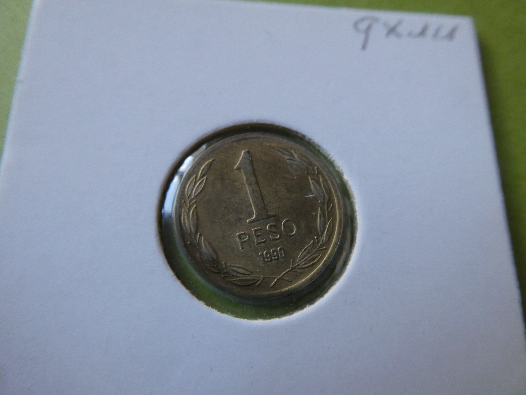 Tutti le monete: Chile 1990, 1 Peso    unz – Usato da Hinterforst venduto da Rohusri 1