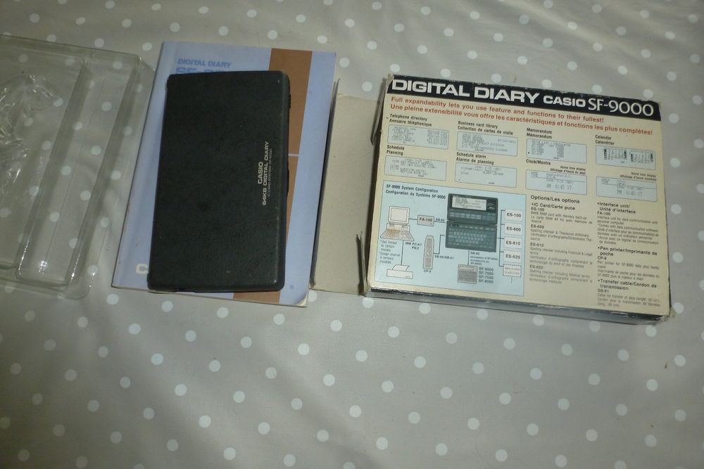 Casio Digital Diary SF-9000 64 KB IC Card System (Gebraucht) in Emmen ...