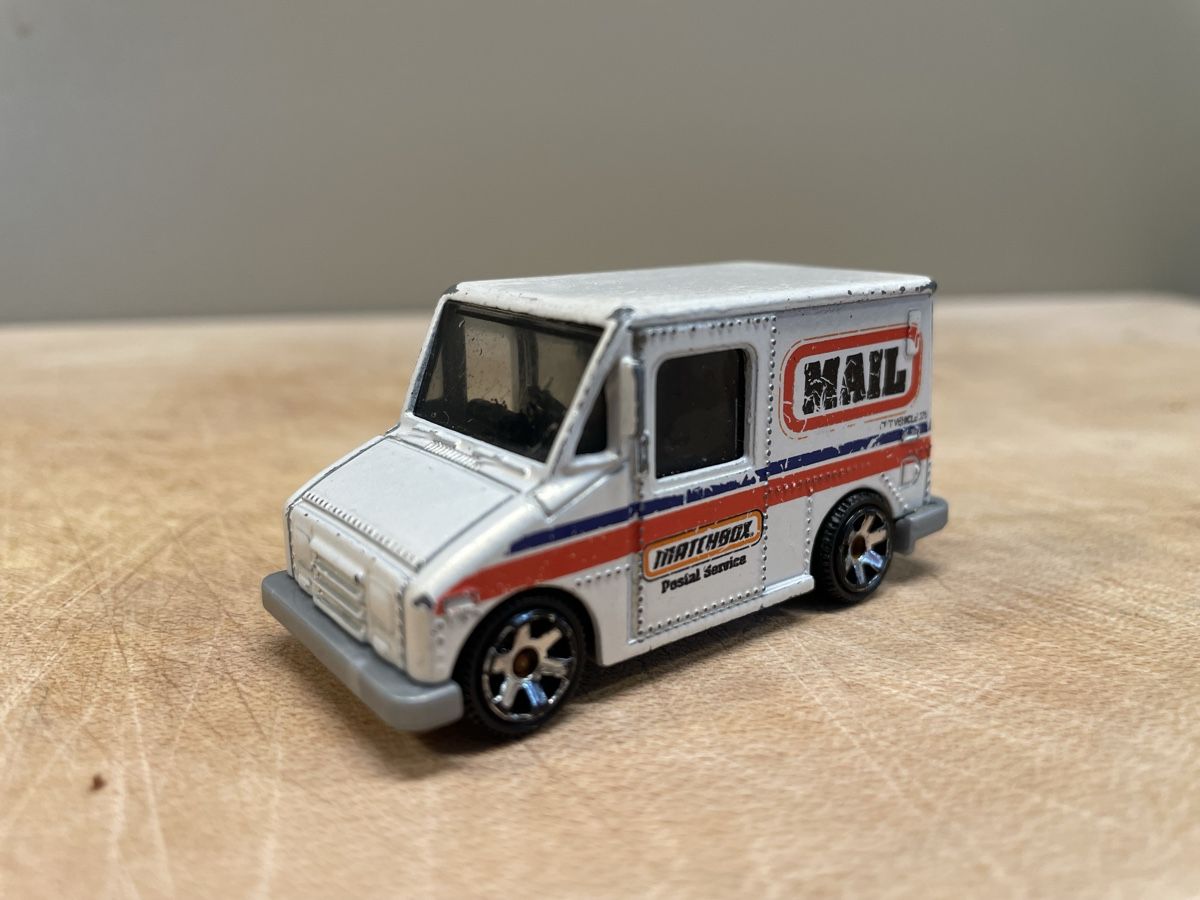 Hot Wheels Modellini d'auto: Matchbox US Postal Delivery Service Truck – Usato da Frauenfeld venduto da Challenger77