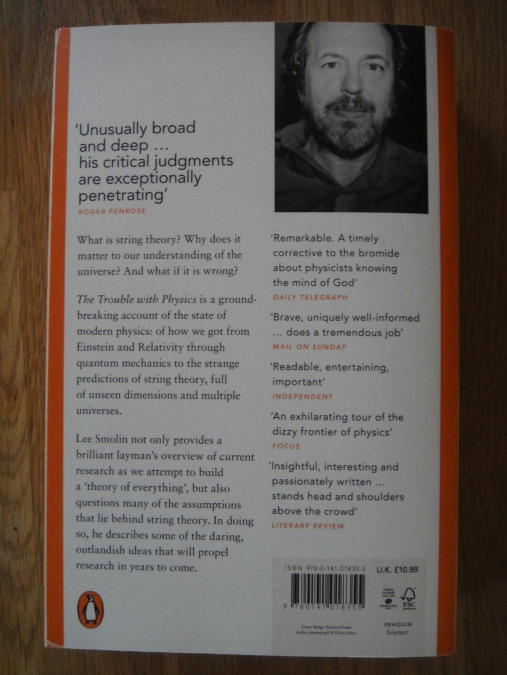 Libri: Lee Smolin - The Trouble With Physics – Usato da Winterthur venduto da LemonTree5 1