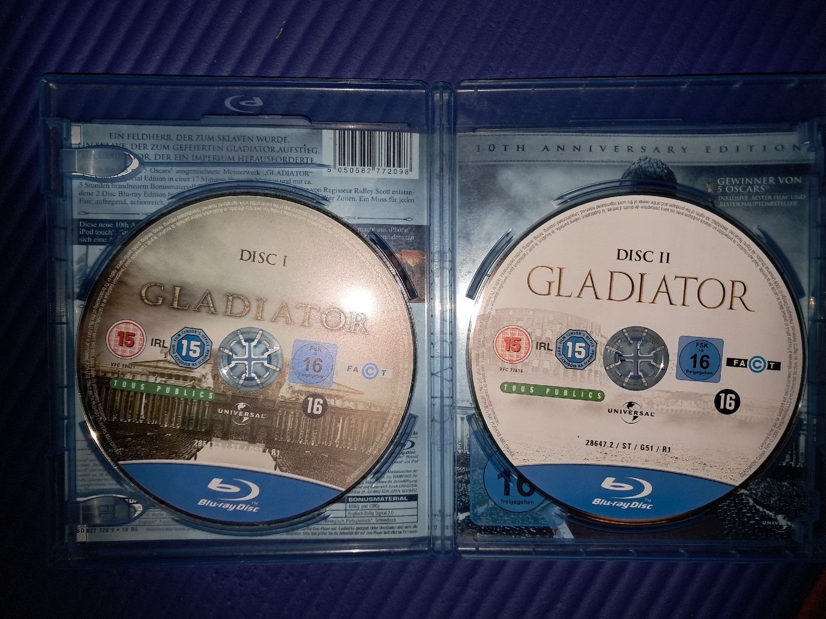 Alle DVDs: Gladiator - 2 Disc - 10th Anniversary Edition – Gebraucht aus Eschlikon TG von Rare_Ware 2
