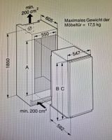 Einbaukühlschrank Electrolux Mod. IK 257 Z 20 LI gebraucht