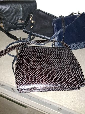 Schicke RODO Handtasche in Schlangenoptik, Vintage