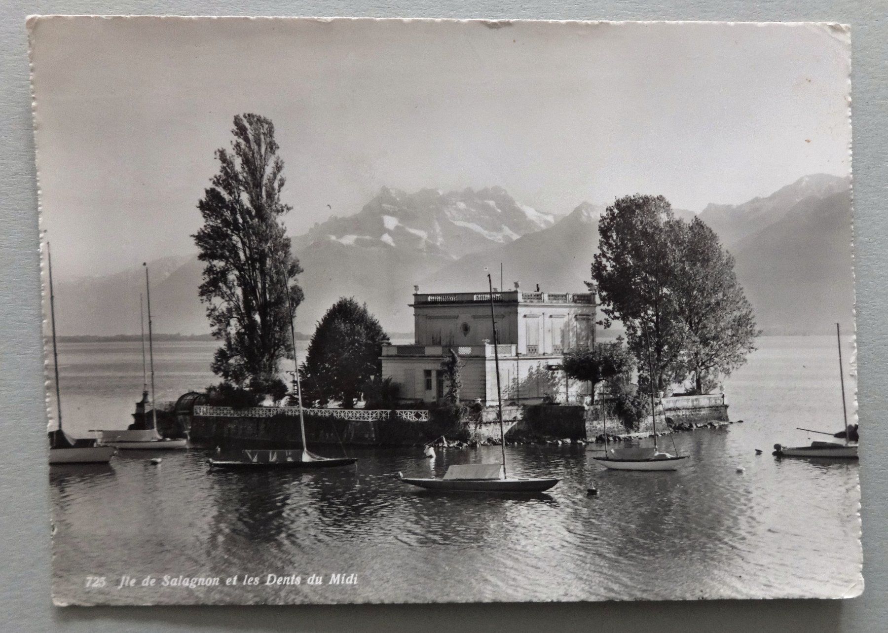 Cartes postales: Ile de Salagnon et Dents du Midi – Défectueux à Fétigny par Billy2miny