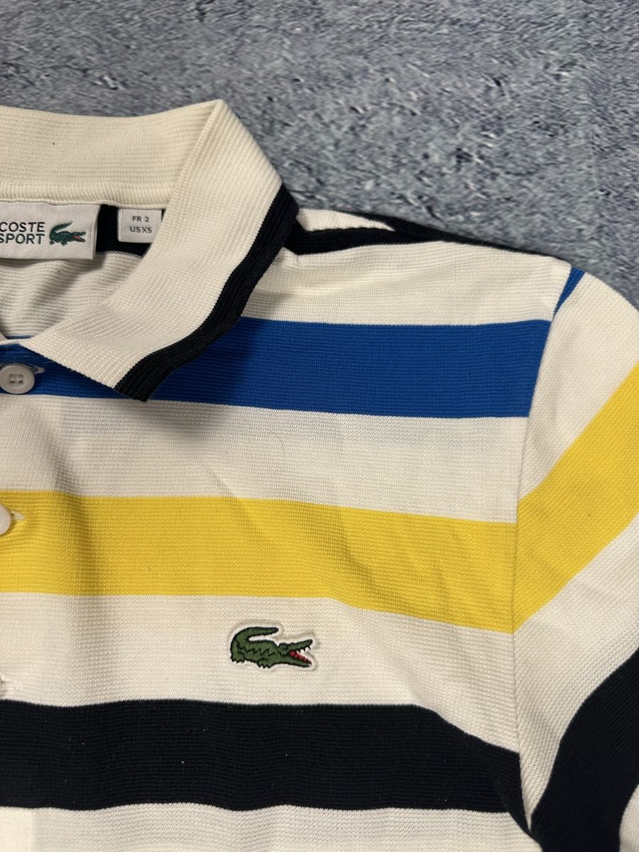 Lacoste Magliette Polo: Lacoste Sport Poloshirt gestreift, – Usato da Luzern venduto da 041Vintage 1