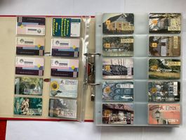 335 verschiedene Telefonkarten Ungarn im Album