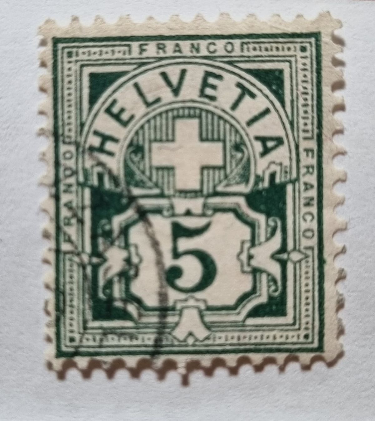 Tutti i francobolli: Schweizer Briefmarken um ca. 1900 – Usato da Jegenstorf venduto da mamoje 3