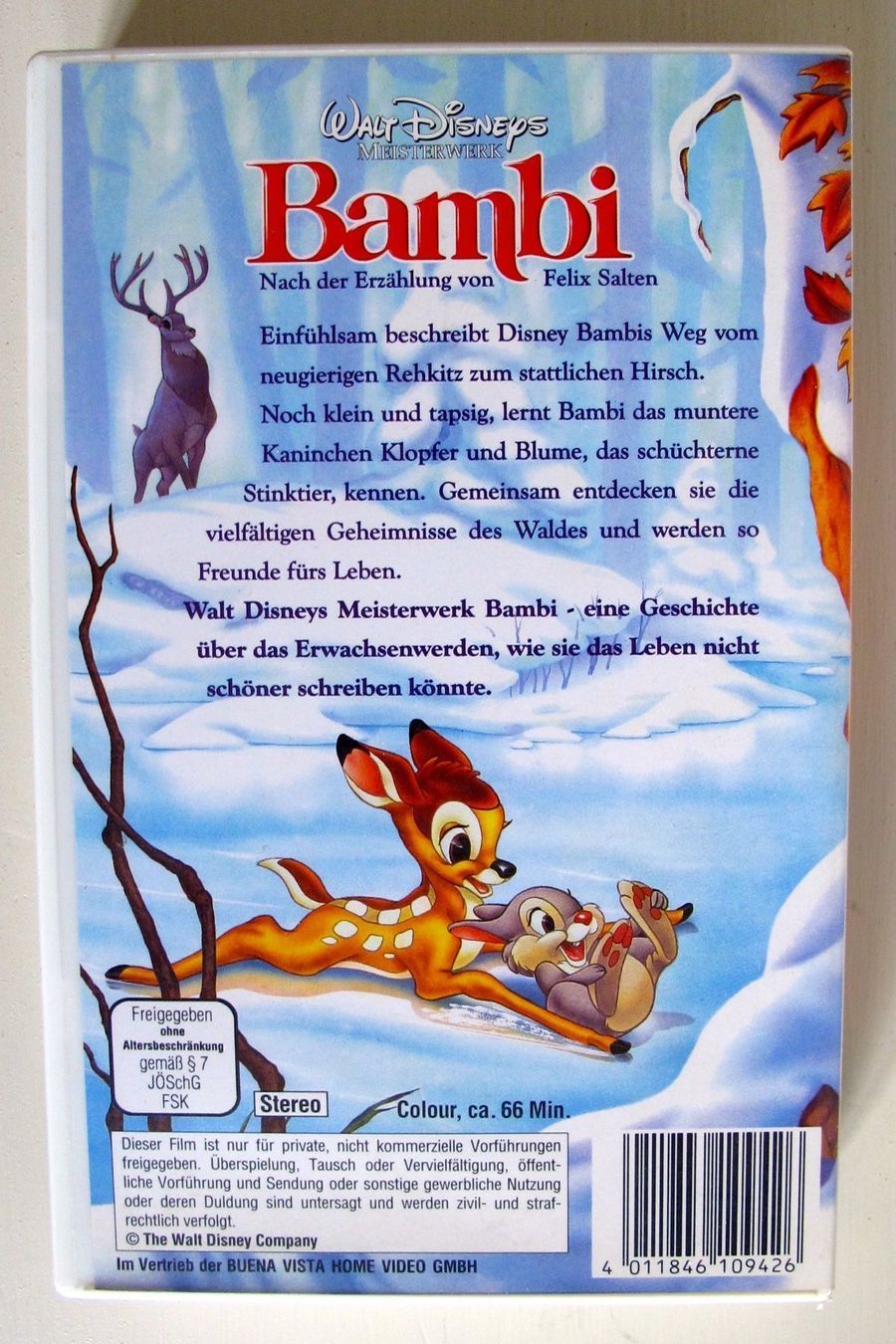 Tutti i VHS: Bambi mit Hologramm – Usato da Bern venduto da hippoism 2