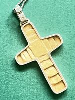 Kreuz Silber Anhänger (4cm)