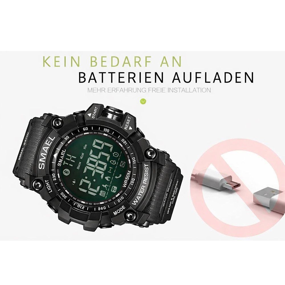 Smartwatch: Smartwatch Shock Sport Uhr LED Bluetooth G-Shock – Nuovo e nell'imballaggio originale da Chiasso venduto da online.shop 5
