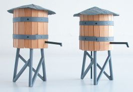 2 Wasser-Silos zu Spur H0