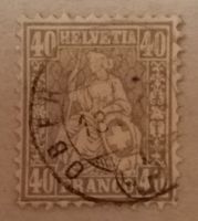 513) 42, Sitzende Helvetia Vollstempel Kt 220.-++