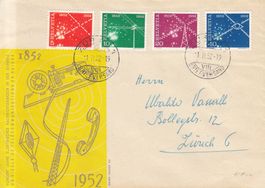 SBK 309 - 312 FDC Zürich