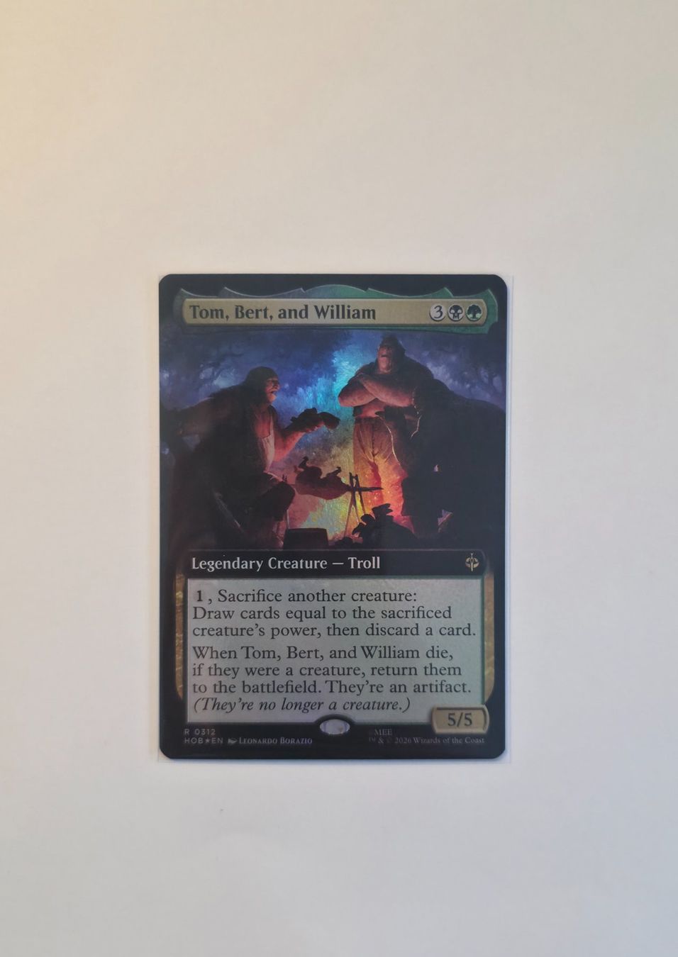 Magic The Gathering Sammelbilder & Trading cards: Magic Hobbit - Tom, Bert and William FOIL 312 - Mint – Neu (gemäss Beschreibung) aus La Tour-de-Peilz von val_h8g8