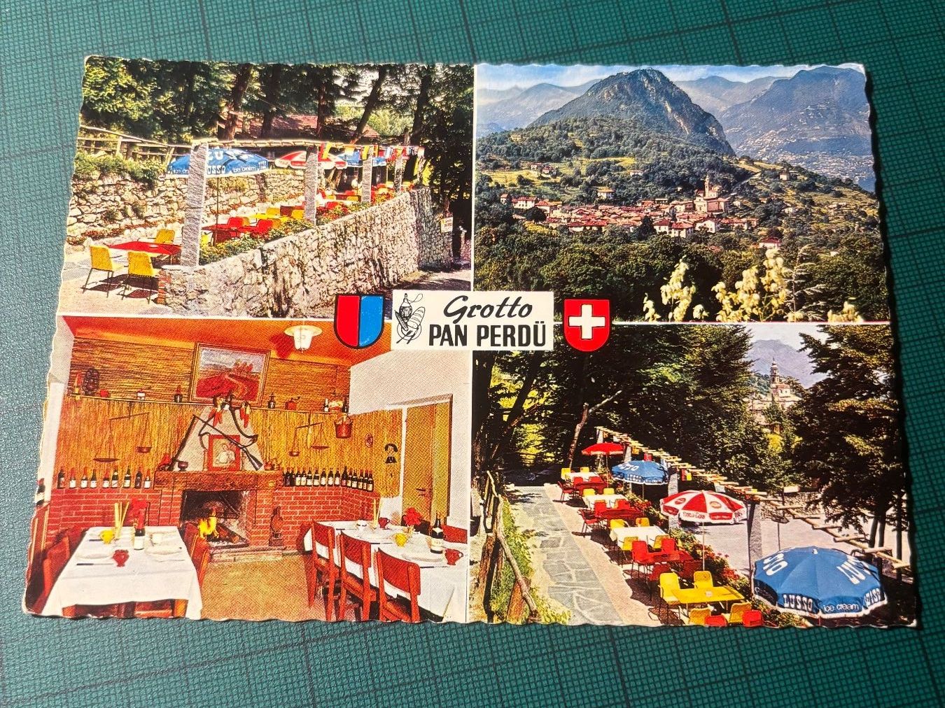 Cartoline postali: AK GROTTO PAN PERDÜ bei Lugano? – Usato da Utzenstorf venduto da Rose0303 1