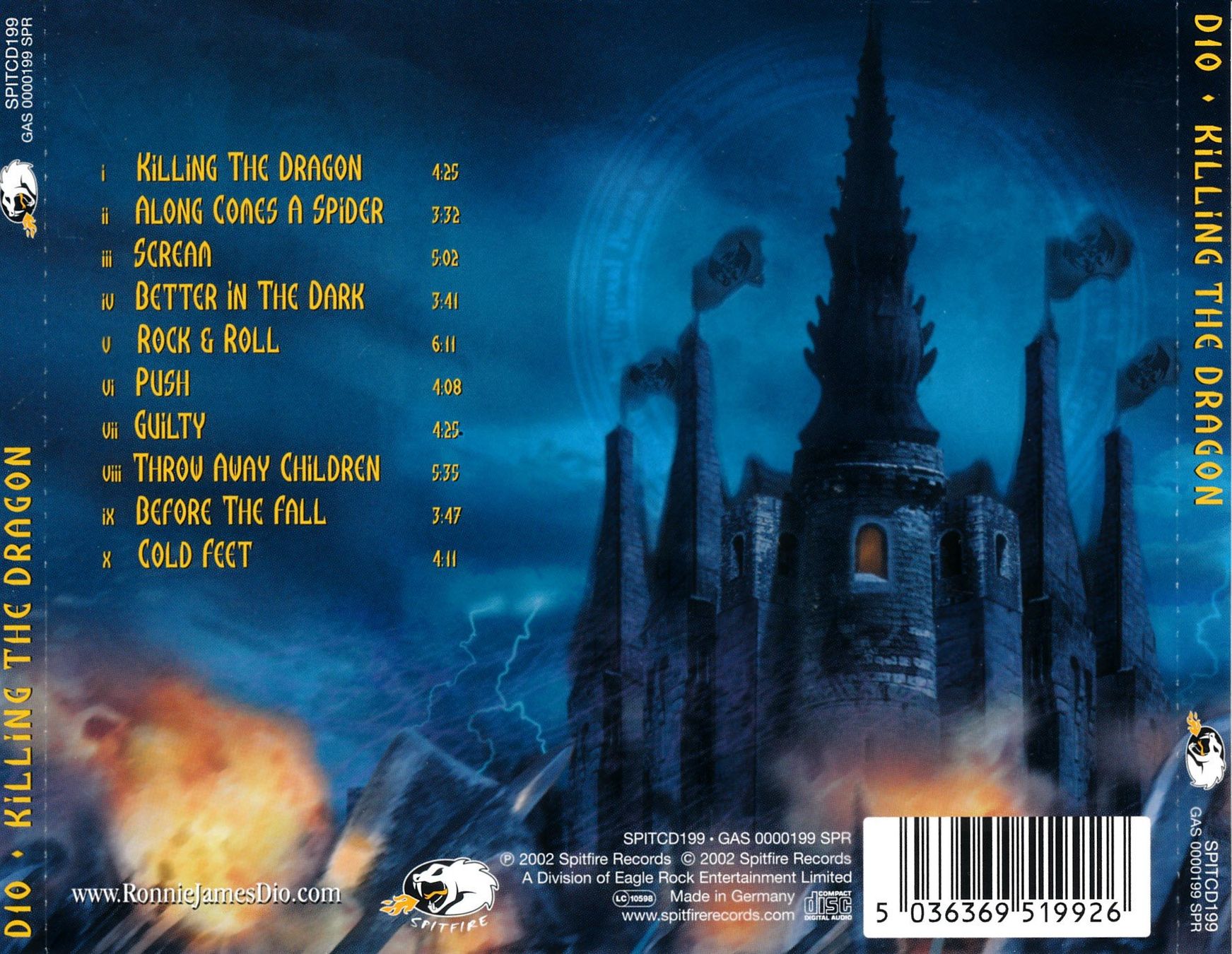 CD: DIO - KILLING THE DRAGON (CD Neuwertig) – Nuovo (secondo la descrizione) da Hedingen venduto da Studers 1