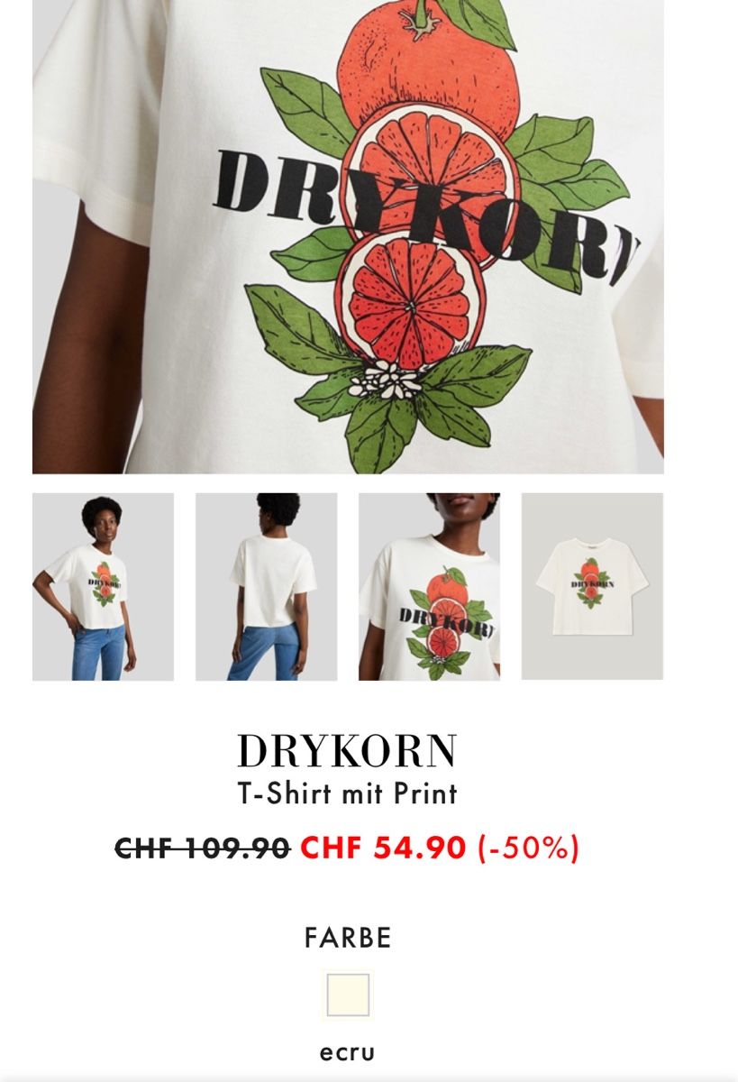 Drykorn T-Shirts: DRYKORN T-Shirt mit Print G.34 – Neu (gemäss Beschreibung) aus Oberwil BL von DANA_FOX 6