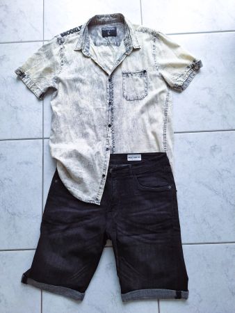 Sommerset: Kurzarmhemd und Kurzhose