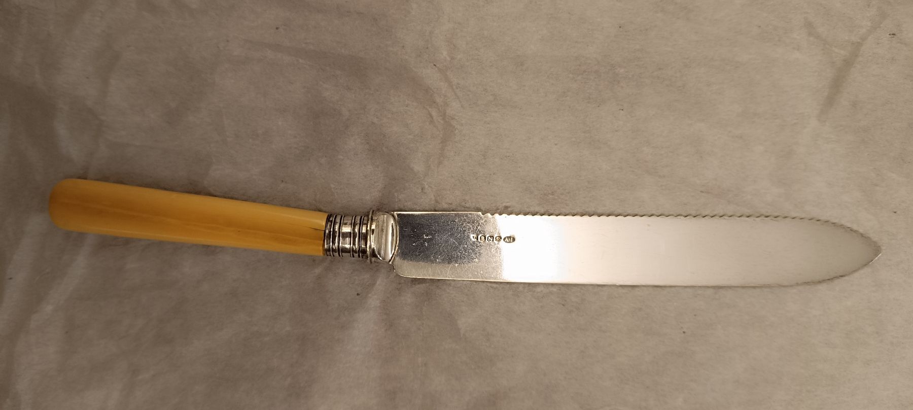 Posate: Coltello da torta nuziale Old Sheffield – Usato da Bellinzona venduto da gab_t52k 1