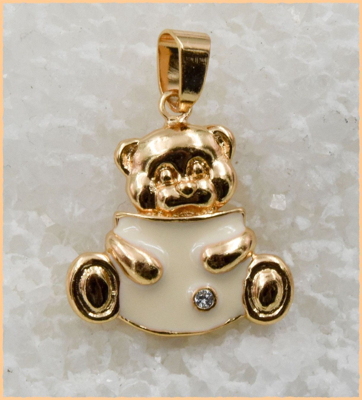 Ciondoli: Anhänger Teddybär 18K Vergoldet – Nuovo e nell'imballaggio originale da Oberglatt ZH venduto da Diamond-Girl 4
