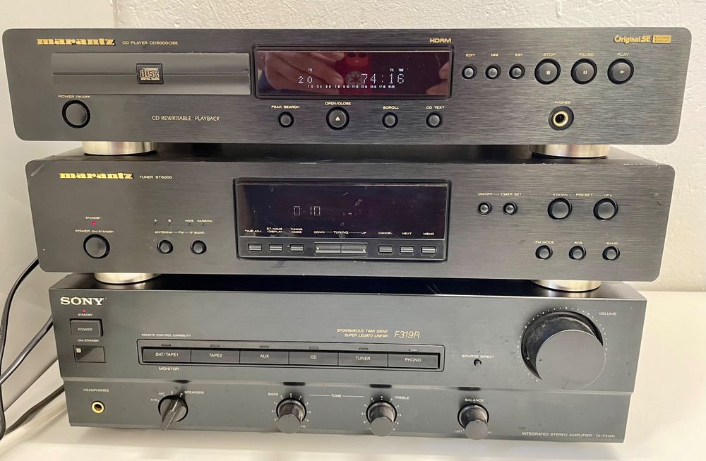 Marantz/Sony 3 Komponenten Stereo Anlage 2