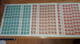 CHk32 - 3 feuilles tête bêche K32y/K37y/K35y **