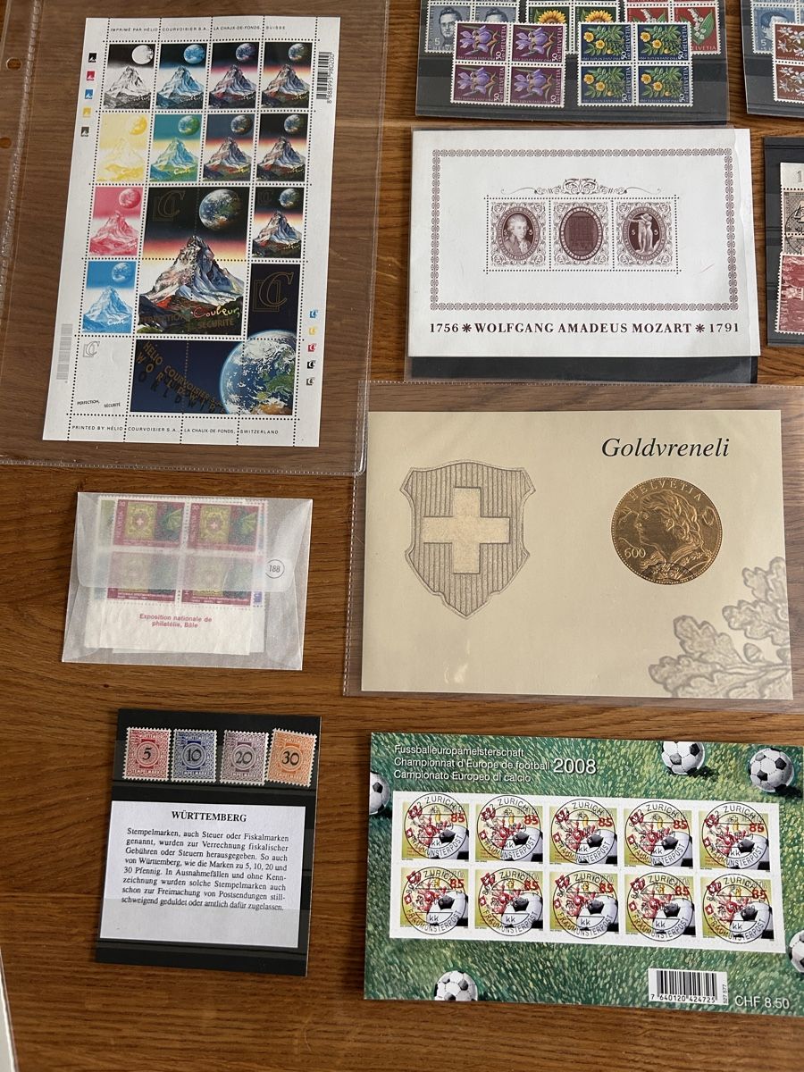 Tutti i francobolli: Briefmarken Sammlung Schweiz, Alt und Neu – Usato da Zürich venduto da jasmin011 4
