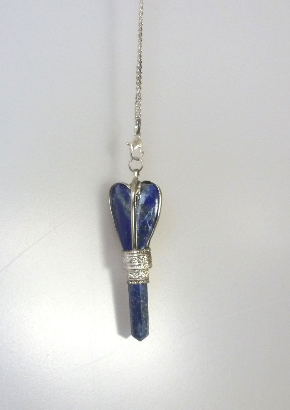 Misurare: Edelstein-Engel-Pendel - Lapis Lazuli – Nuovo e nell'imballaggio originale da Mauren venduto da Yeelen 2