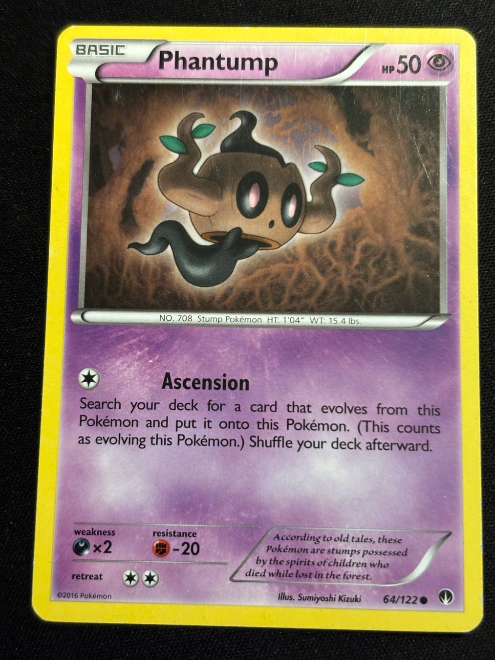 Pokémon Carte collezionabili: Pokemon Phantump - BREAKpoint 64/122 - English – Usato da Bern venduto da Big_GS