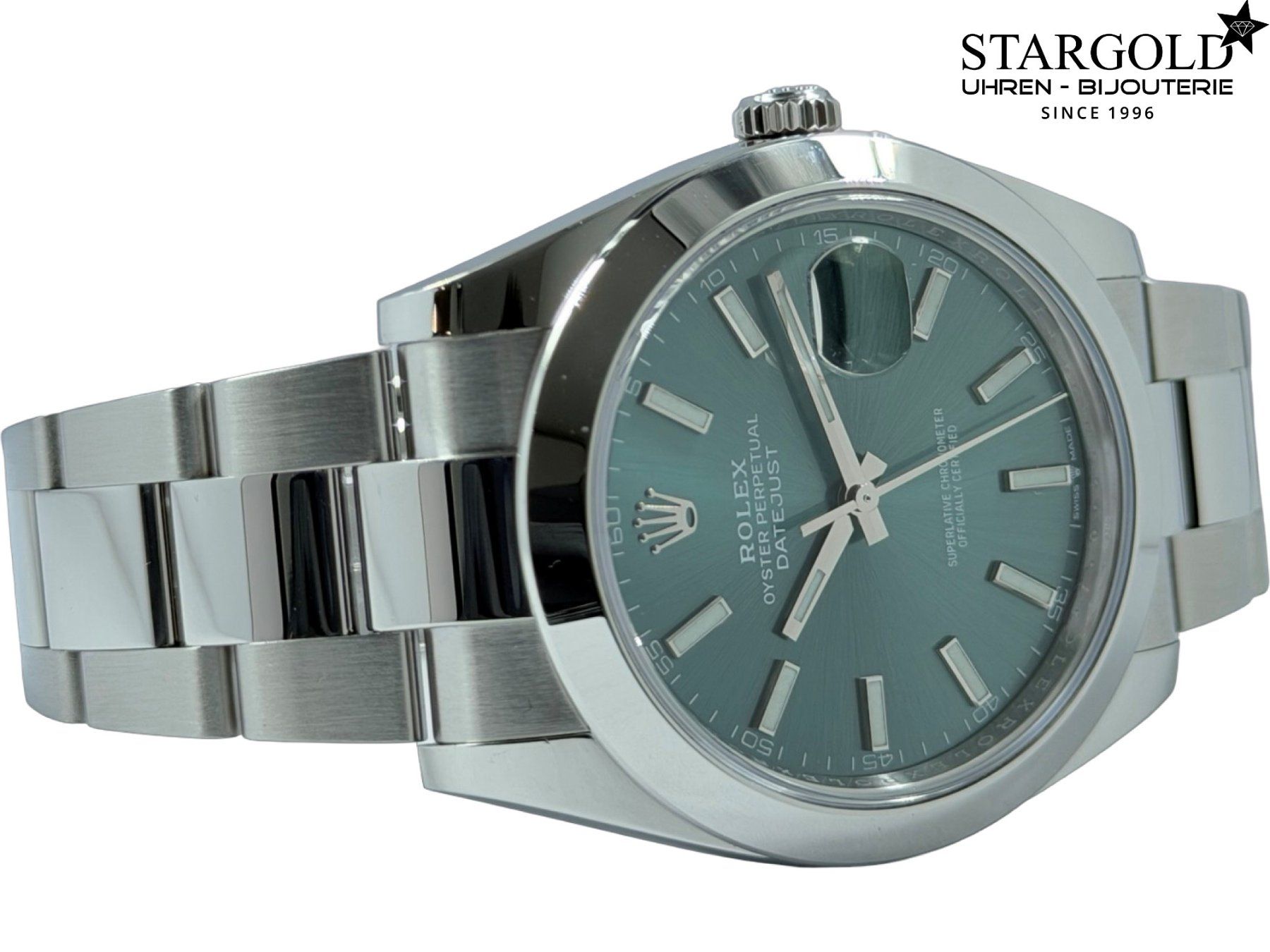 Rolex Montres: Rolex Datejust 41 green - 126300 – D'occasion à Zürich par Stargold-Uhren 4